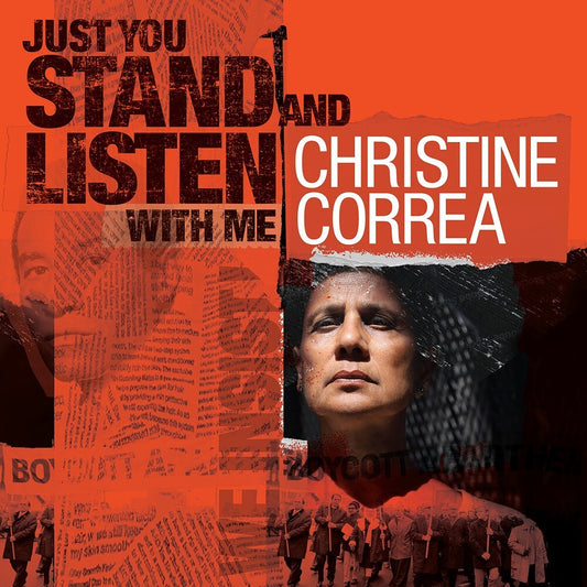 the album cover for Correa, Christine - Just You Stand & Listen With me