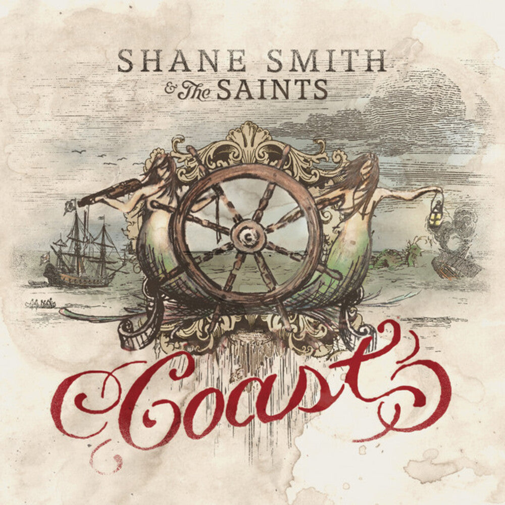 the album cover for Shane Smith & the Saints - Coast [Colored Vinyl] [Clear Vinyl] (Gol)