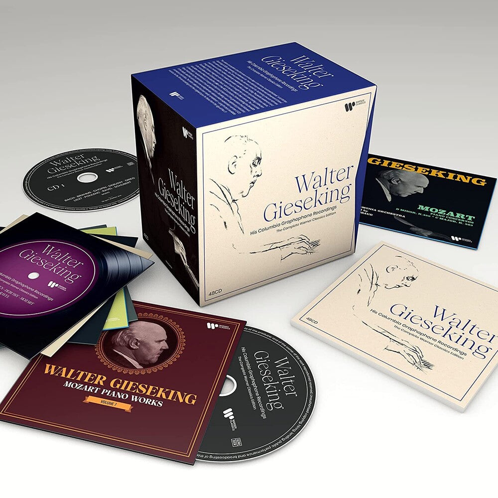 the album cover for WALTER GIESEKING - His Columbia Graphophone Recordings - Complete