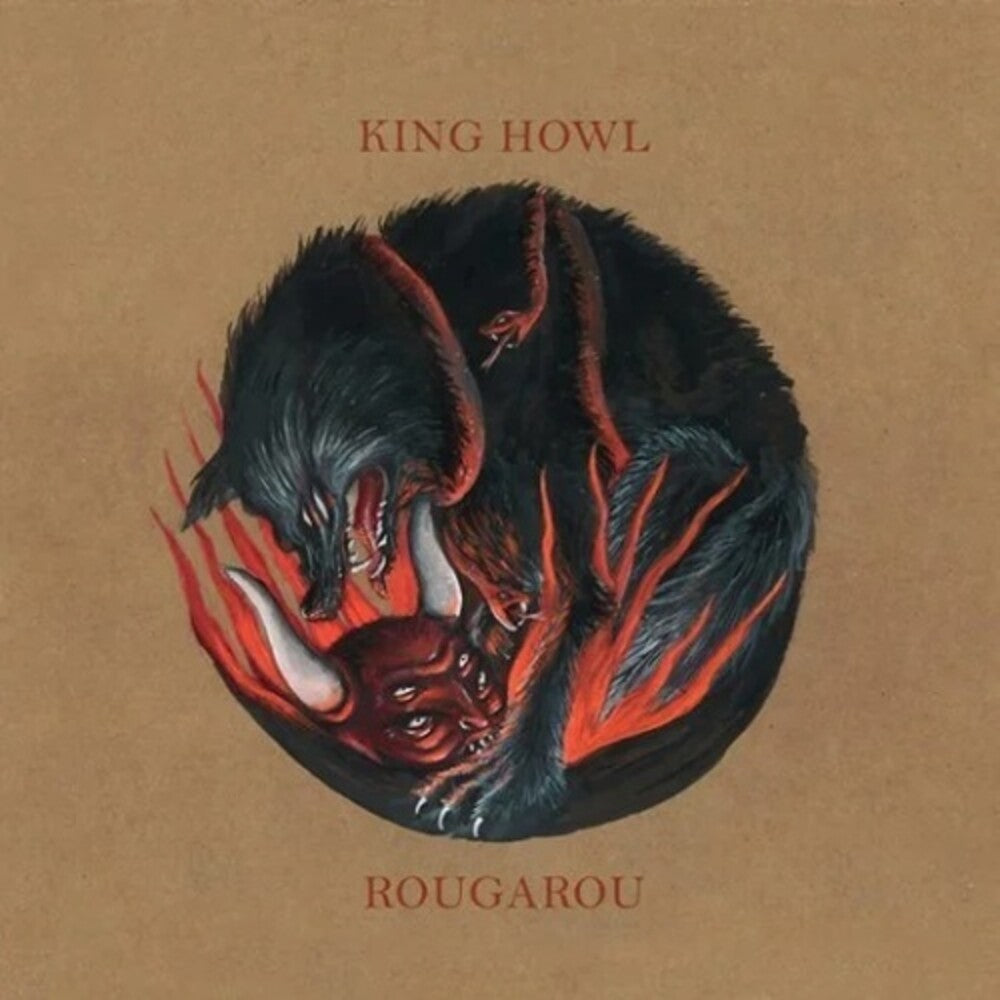 the album cover for King Howl - Rougarou [Colored Vinyl] (Red)