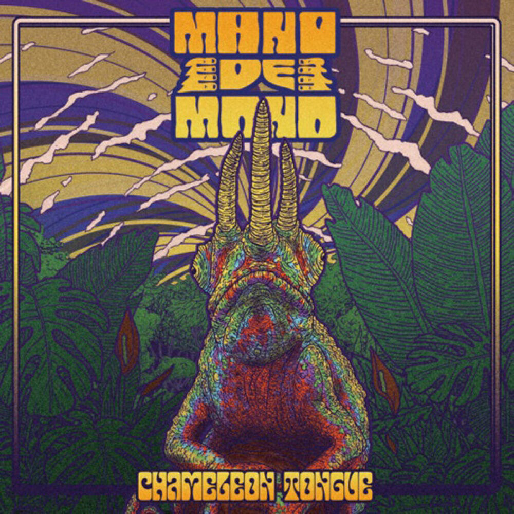 the album cover for Mano de Mono - Chameleon Tongue (Blue) [Colored Vinyl] (Can)