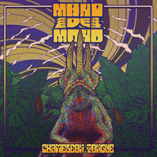 the album cover for Mano de Mono - Chameleon Tongue (Blue) [Colored Vinyl] (Can)