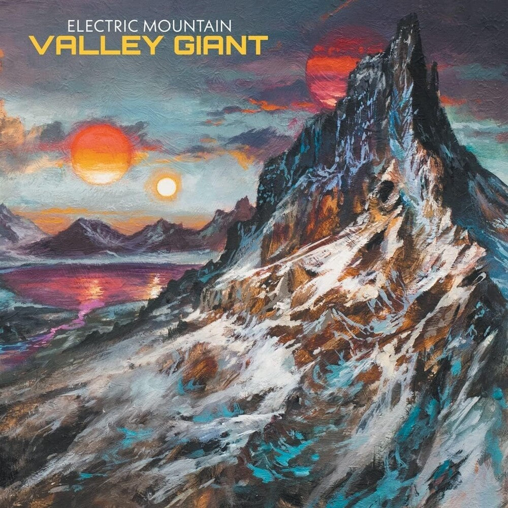 the album cover for Electric Mountain - Valley Giant [Colored Vinyl] (Ylw) (Can)