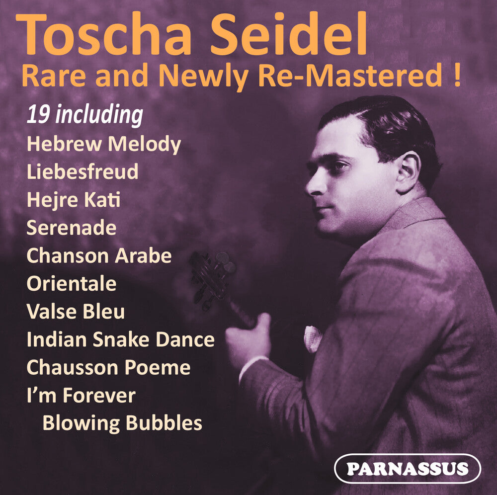 the album cover for Toscha Seidel - Toscha Seidel Rare & Re-Mastered