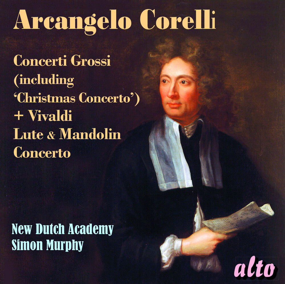 the album cover for New Dutch Academy - Corelli Concerti Grossi & Vivaldi & Mandolin