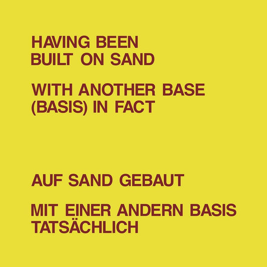the album cover for Dickie Landry - Having Been Built On Sand (Uk)