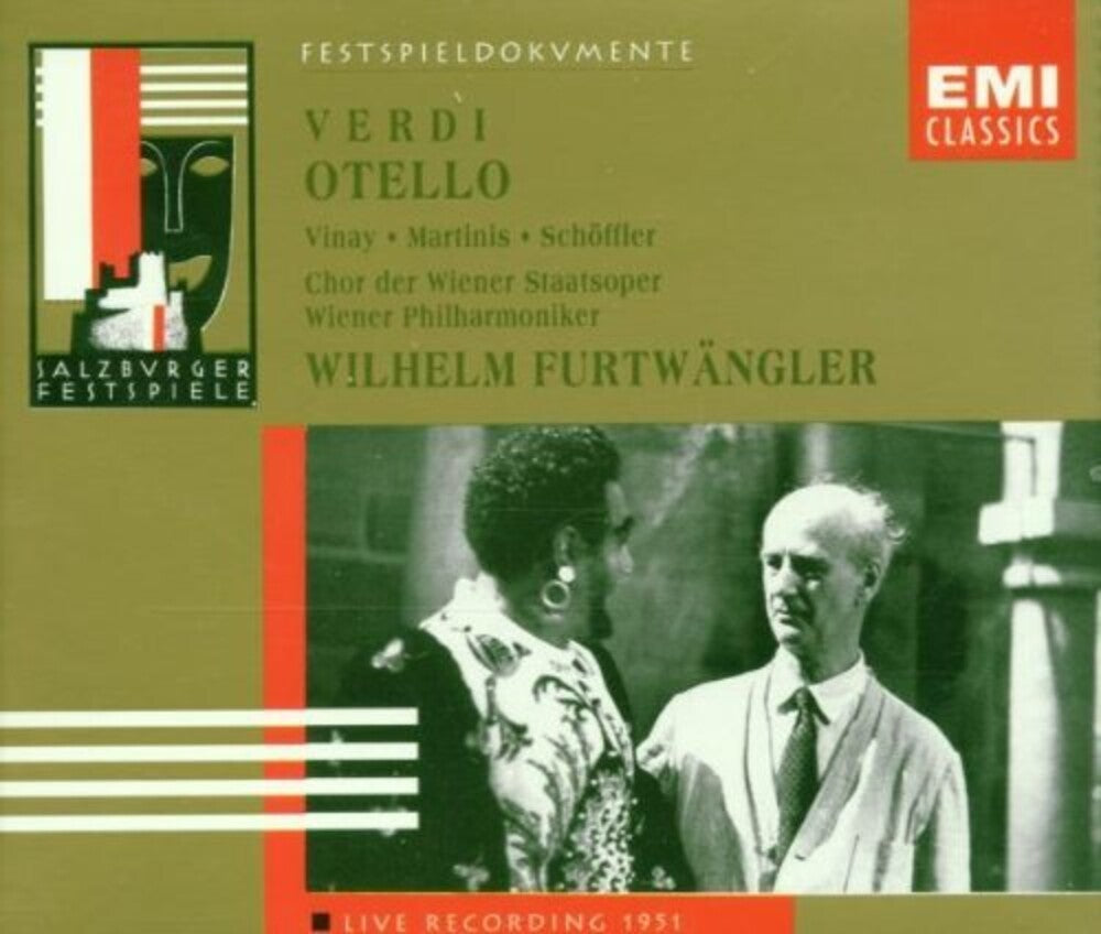 the album cover for Verdi / Furtwangler / Vinay / Martinis - Otello-Comp Opera