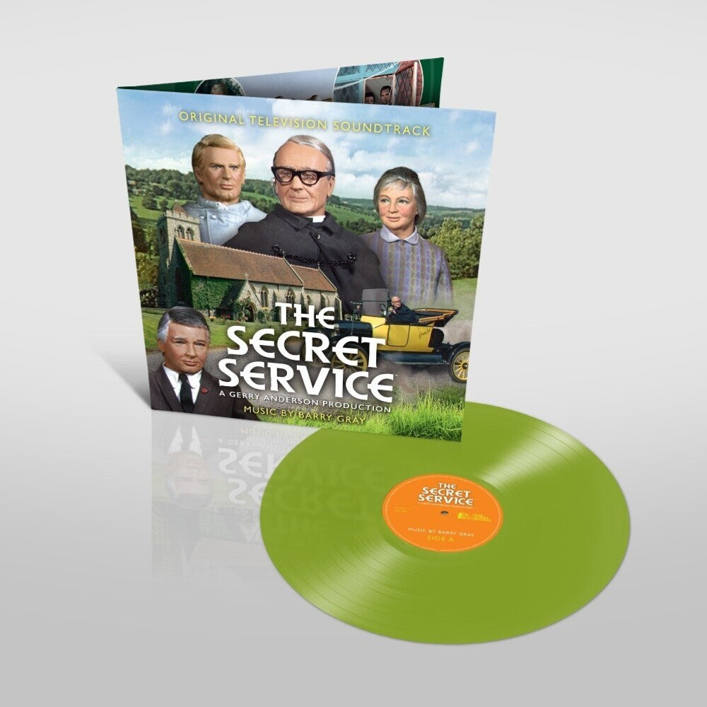 the album cover for Gerry Anderson's Secret Service / O.S.T. - Gerry Anderson's Secret Service (Original Soundtrack) - Gatefold Green Vinyl