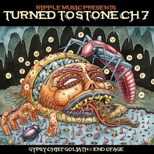 the album cover for Gypsy Chief Goliath & End of Age - Turned To Stone: Chapter 7