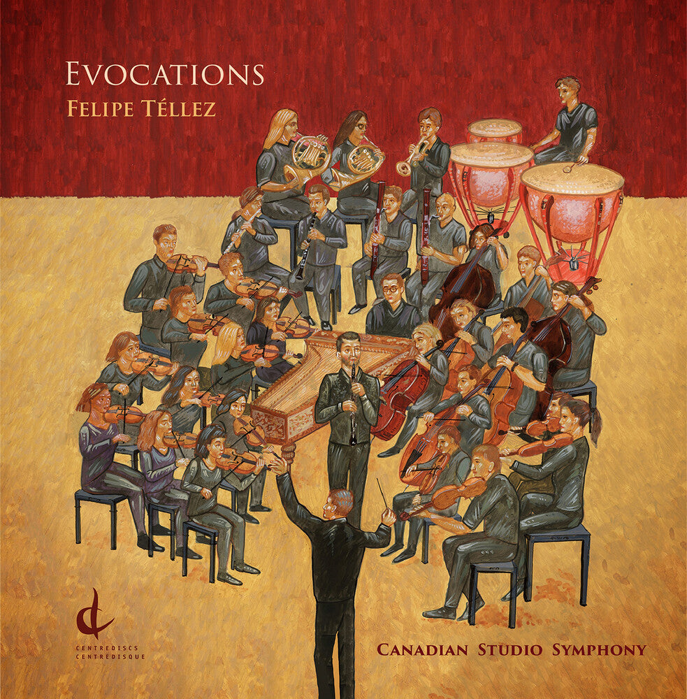 the album cover for Tellez / Canadian Studio Symphony - Evocations