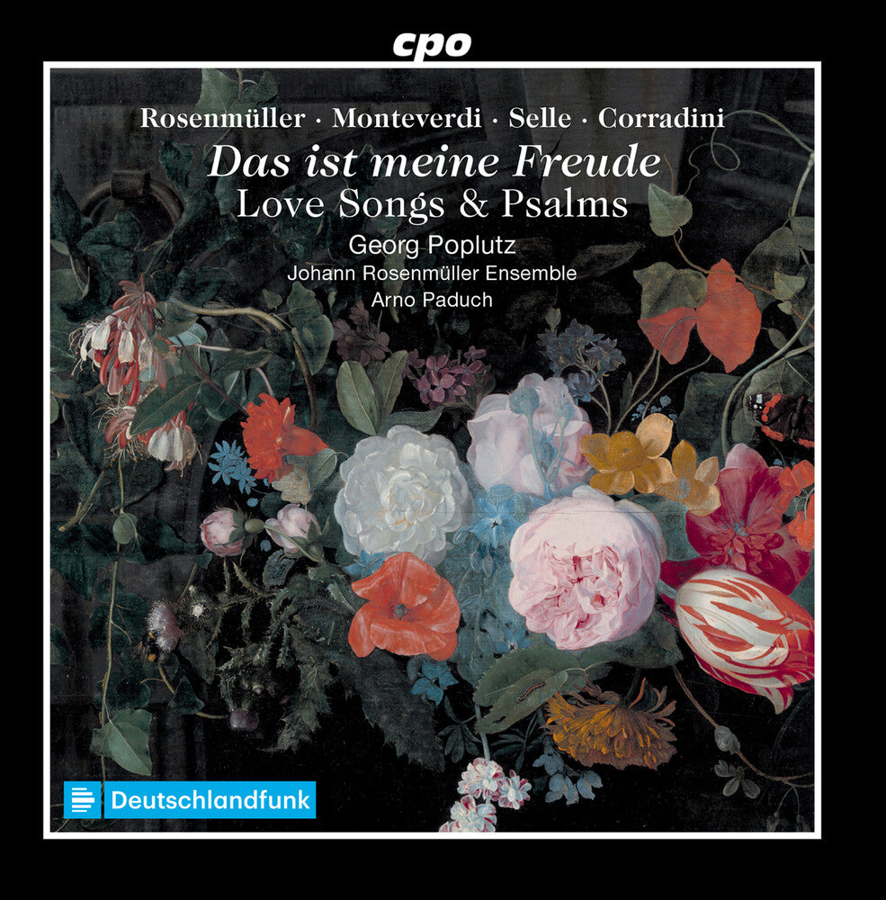 the album cover for Bernhard / Poplutz / Johann Rosenmuller Ensemble - Love Songs & Psalms