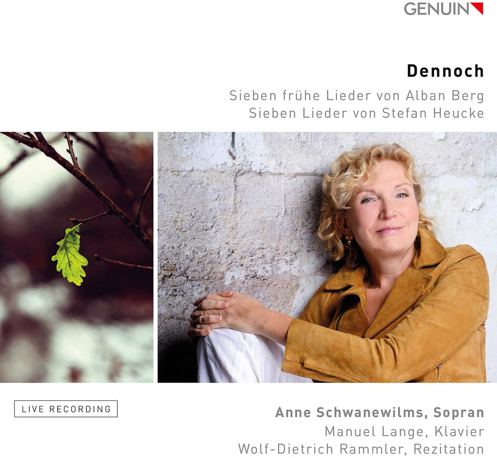 the album cover for Berg / Domin / Schwanewilms - Dennoch