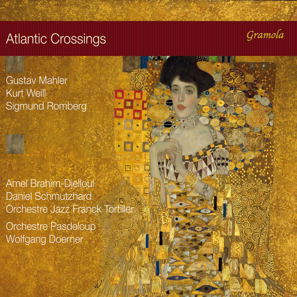 the album cover for Mahler / Schmutzhard / Orchestre Pasdeloup - Atlantic CroSSings