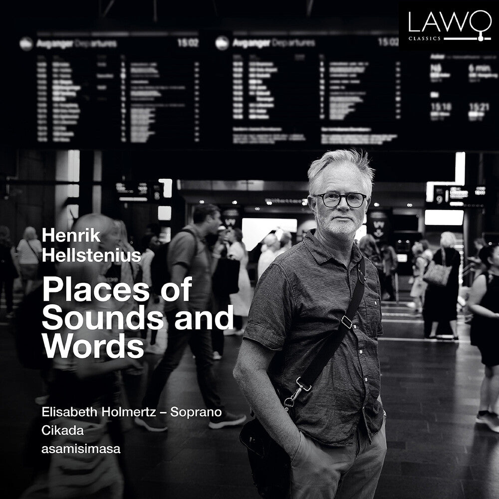the album cover for Hellstenius / Holmertz - Places Of Sounds & Words