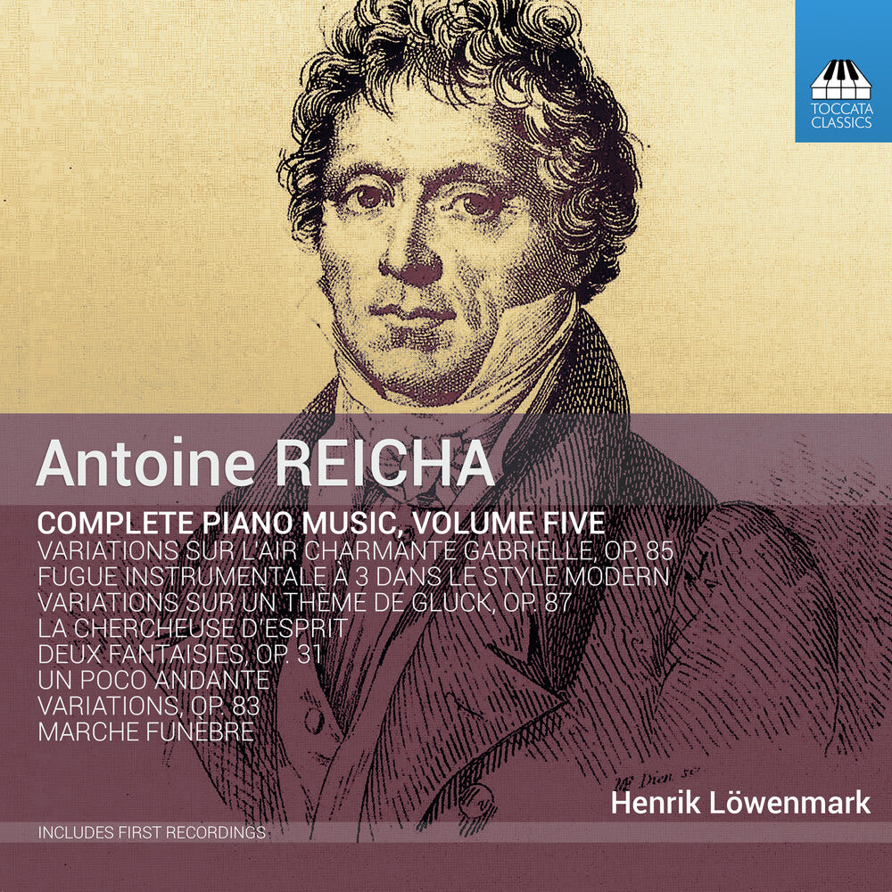 the album cover for Reicha / Lowenmark - V5: Complete Piano Music