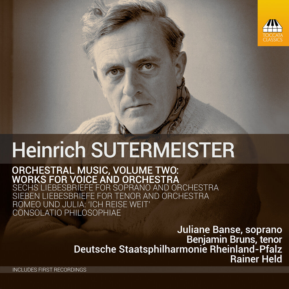 the album cover for Sutermeister / Banse / Bruns - V2: Orchestral Works