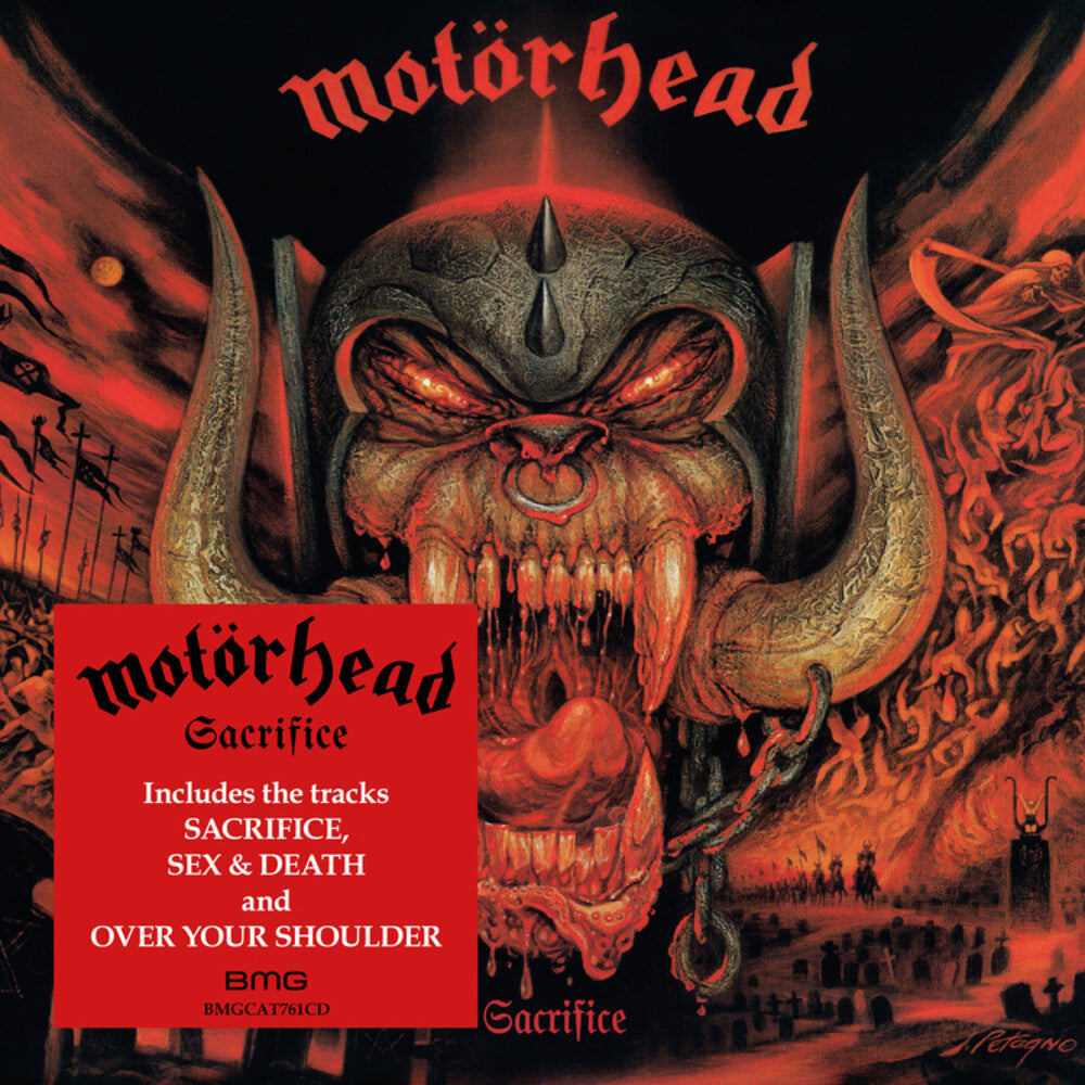the album cover for Motörhead - Sacrifice
