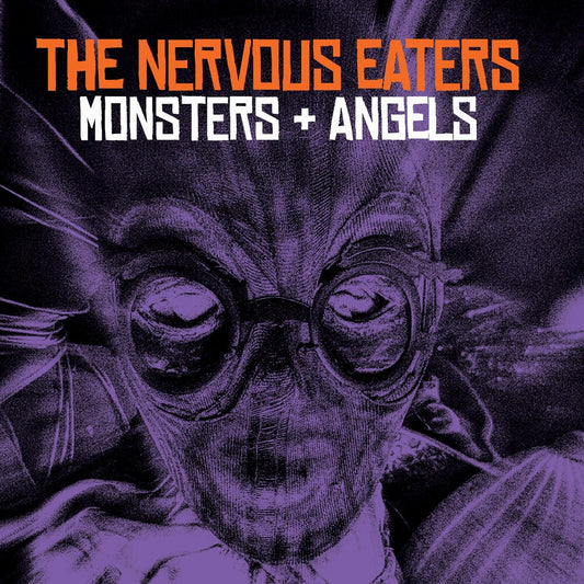 the album cover for Nervous Eaters - Monsters + Angels [LP]