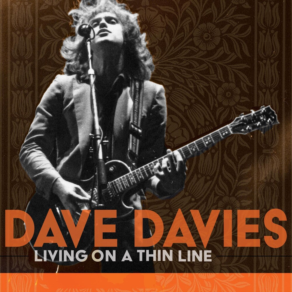 the album cover for Dave Davies - Living On A Thin Line (Brwn) [Colored Vinyl] (Org)