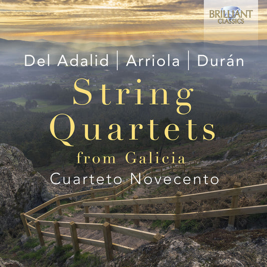 the album cover for Adalid / Cuarteto Novecento - String Quartets