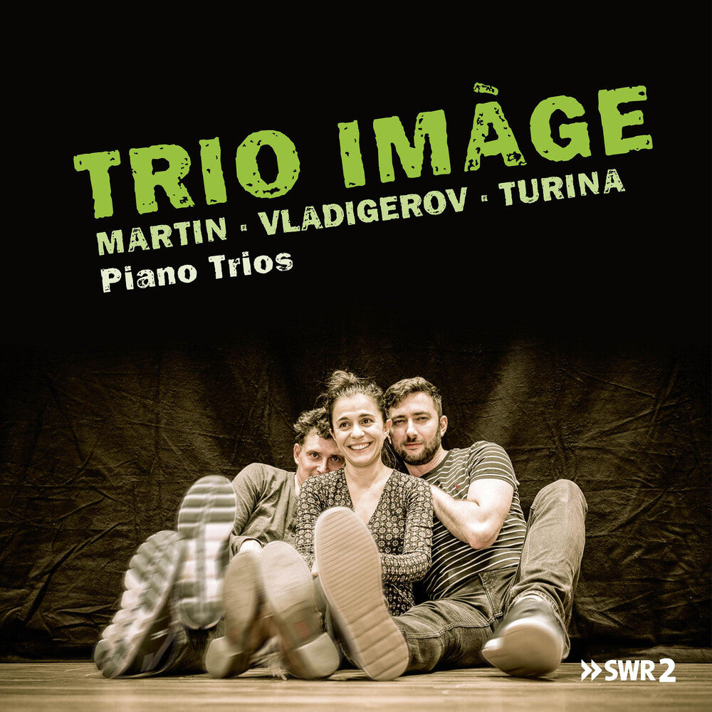 the album cover for Martin / Turina / Trio Image - Piano Trios