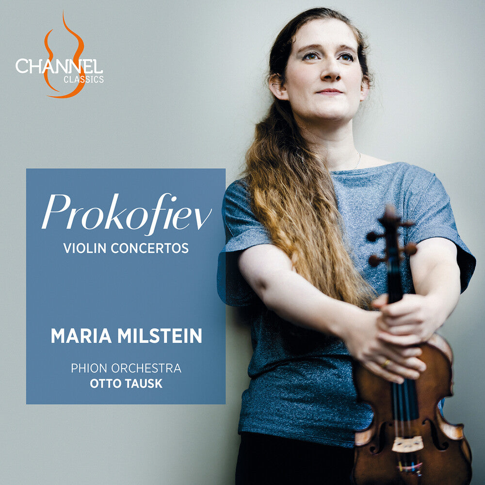 the album cover for Prokofiev / Milstein / Phion Orchestra - Violin Concertos