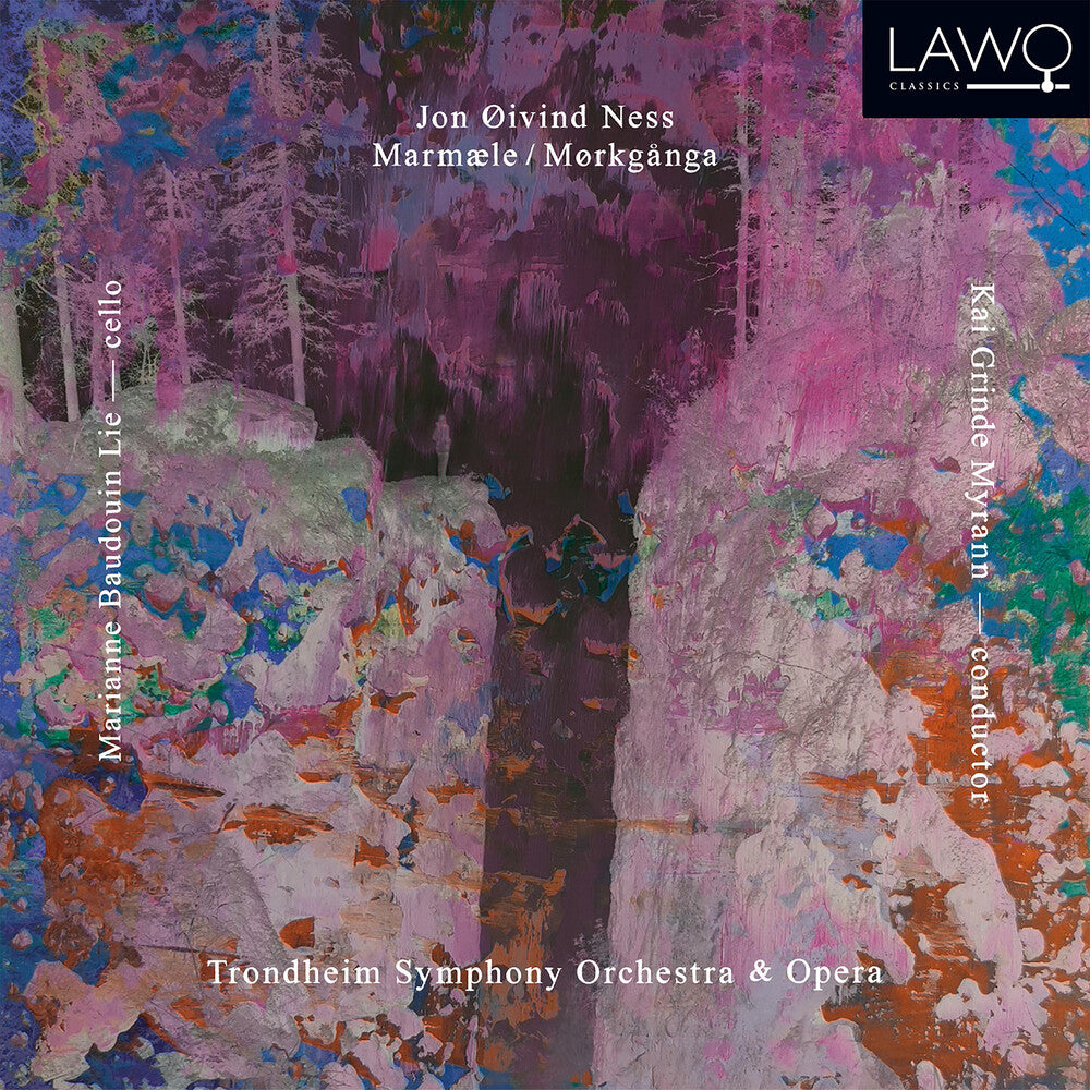 the album cover for Ness / Trondheim Symphony Orchestra - Marmaele/Morkganga