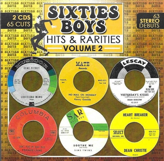 the album cover for Sixties Boys-Hits & Rarities 2 / Various - Sixties Boys-Hits & Rarities 2 / Various