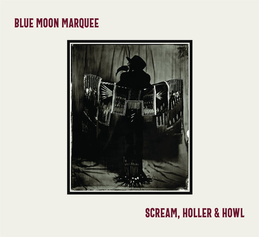 the album cover for Blue Moon Marquee - Scream Holler & Howl - Red [Colored Vinyl] (Red)