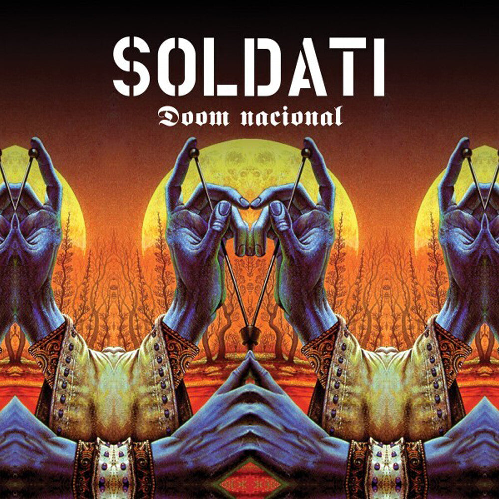 the album cover for Soldati - Doom Nacional [Splatter Vinyl]