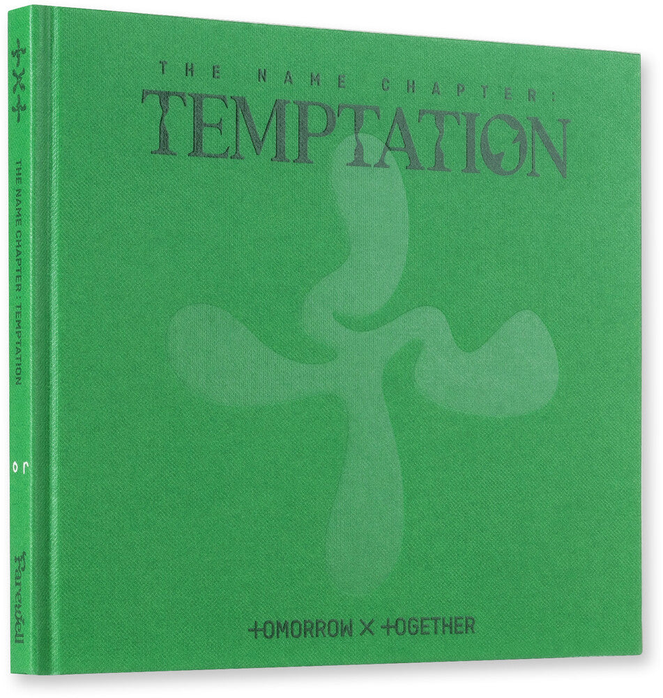 the album cover for TOMORROW X TOGETHER - The Name Chapter: TEMPTATION [Farewell]