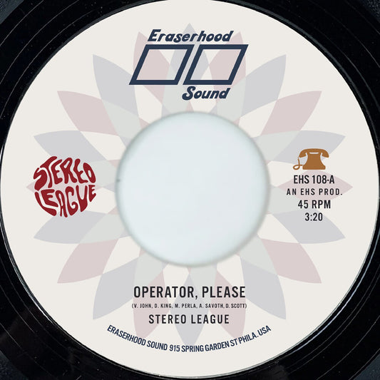 the album cover for Stereo League - Operator, Please / Seasons Of Trouble - Gold (Gol)