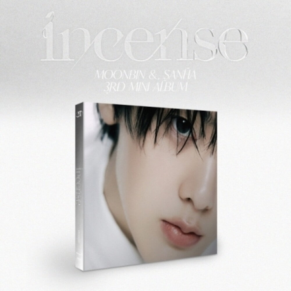 the album cover for Moonbin & Sanha ( Astro ) - Incense - Sanha Version (Random Cover) (Post) [With Booklet]