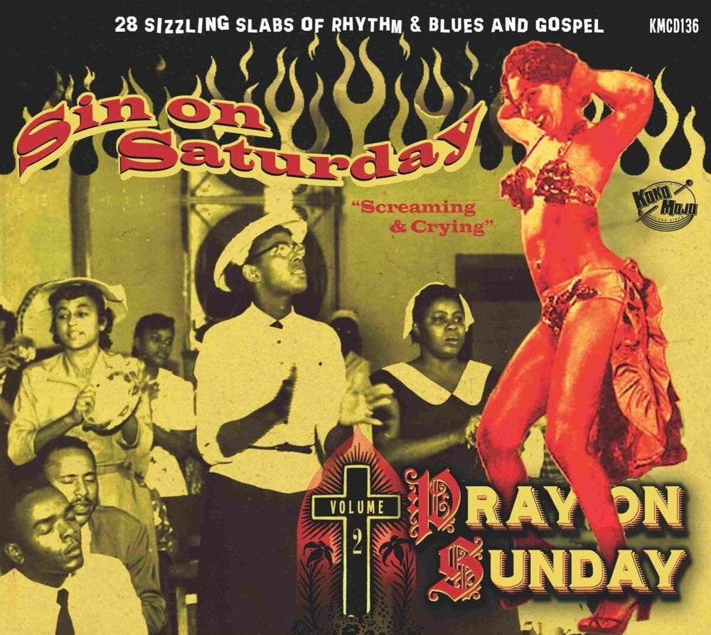 the album cover for Sin On Saturday Pray On Sunday 2 / Various - Sin On Saturday Pray On Sunday 2 / Various