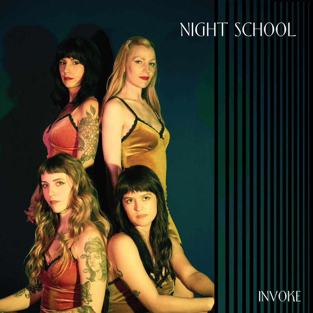 the album cover for Night School - Invoke [Colored Vinyl]