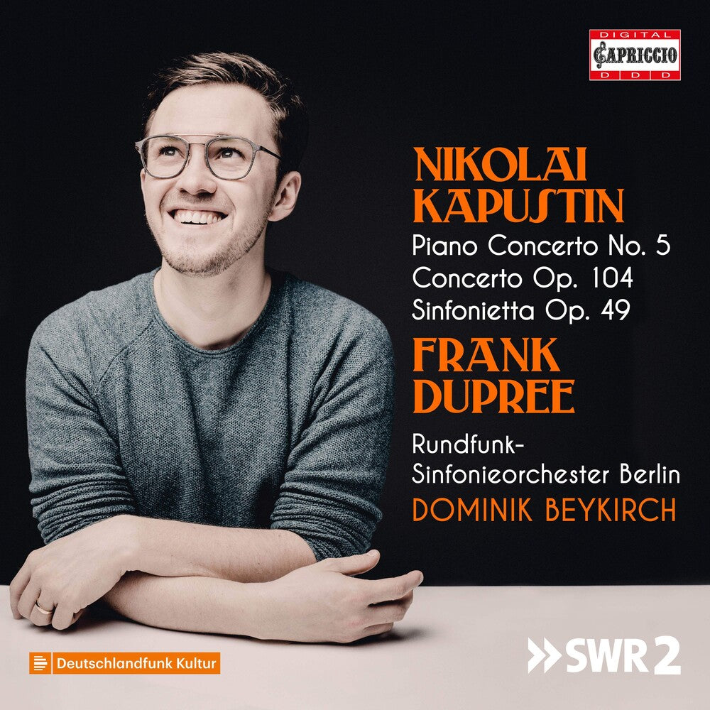 the album cover for Kapustin / Dupree / Brendle - Piano Concerto No. 5