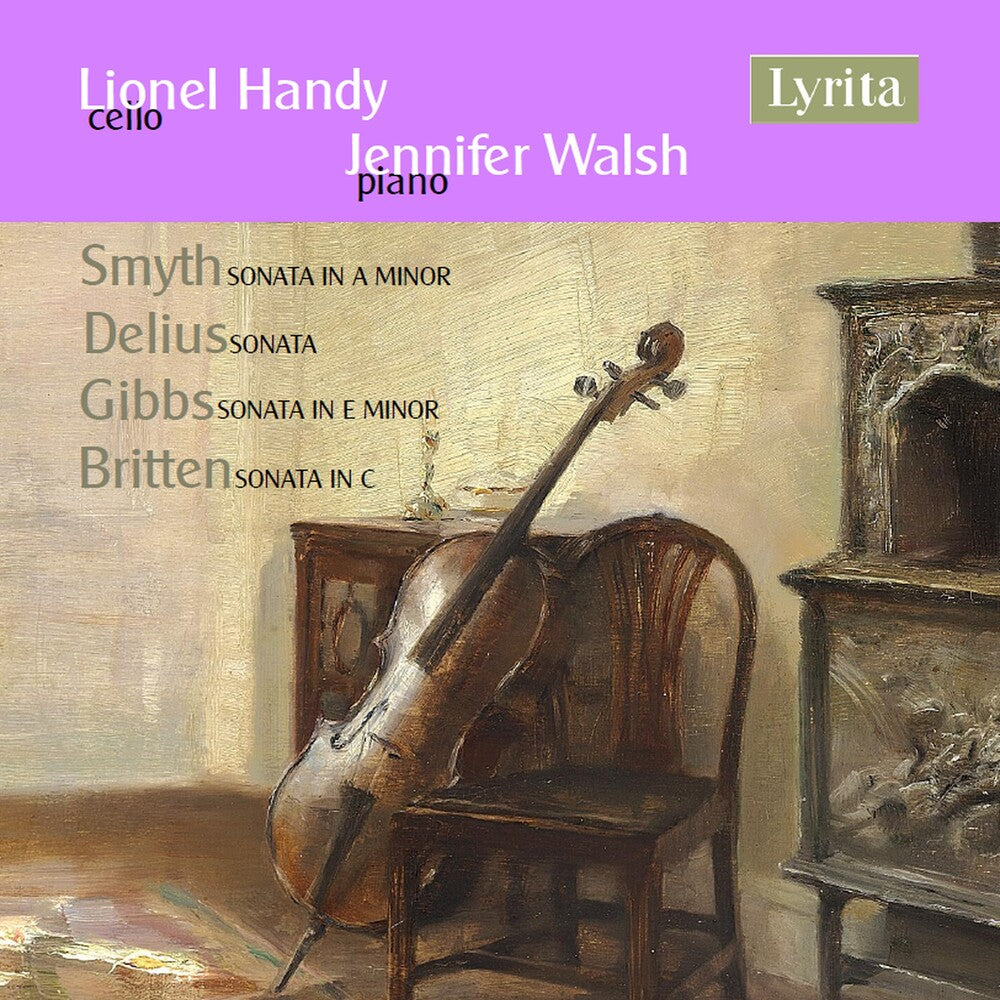 the album cover for Handy / Hughes - V2: British Cello Sonatas