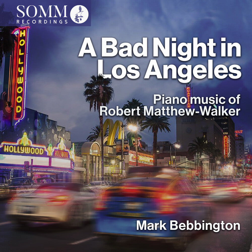 the album cover for Walker / Bebbington / Omordia - A Bad Night in Los Angeles