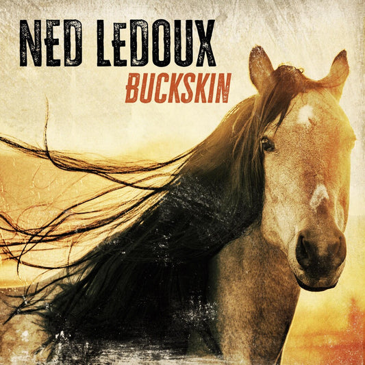the album cover for Ledoux, Ned - BUCKSKIN