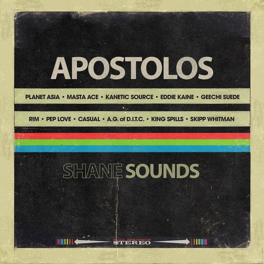the album cover for Shane Sounds - Apostolos