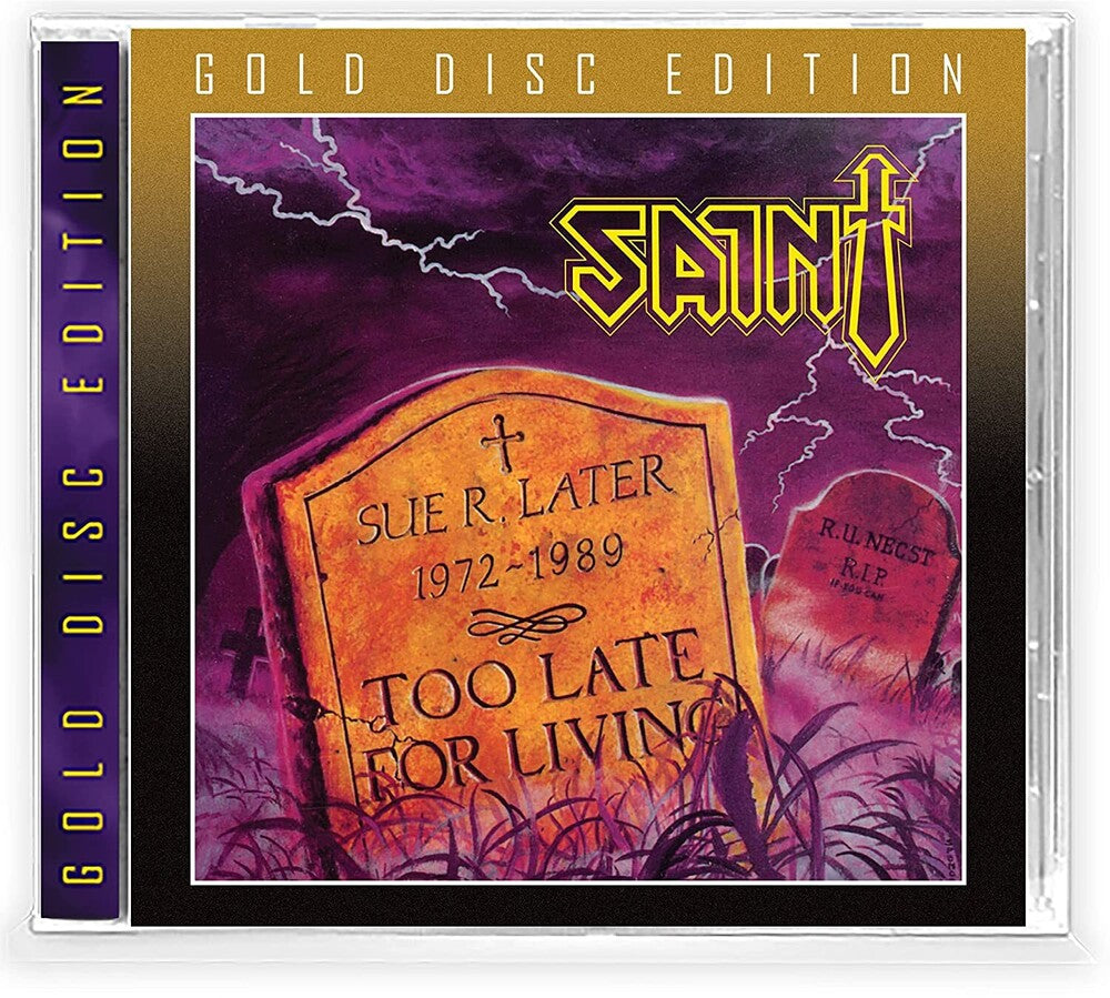 the album cover for The Saint - Too Late For Living