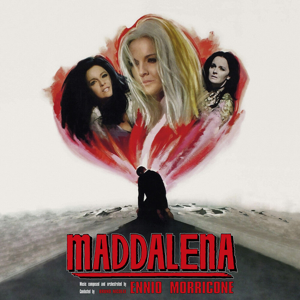the album cover for Ennio Morricone  (Colv) (Cvnl) (Ltd) (Red) - Maddalena - O.S.T. [Colored Vinyl] [Clear Vinyl] [Limited Edition] (Red)