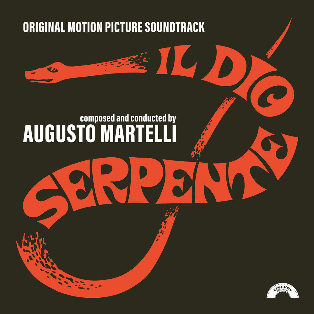 the album cover for Augusto Martelli  (Colv) (Ltd) (Red) - Il Dio Serpente - O.S.T. [Colored Vinyl] [Limited Edition] (Red)