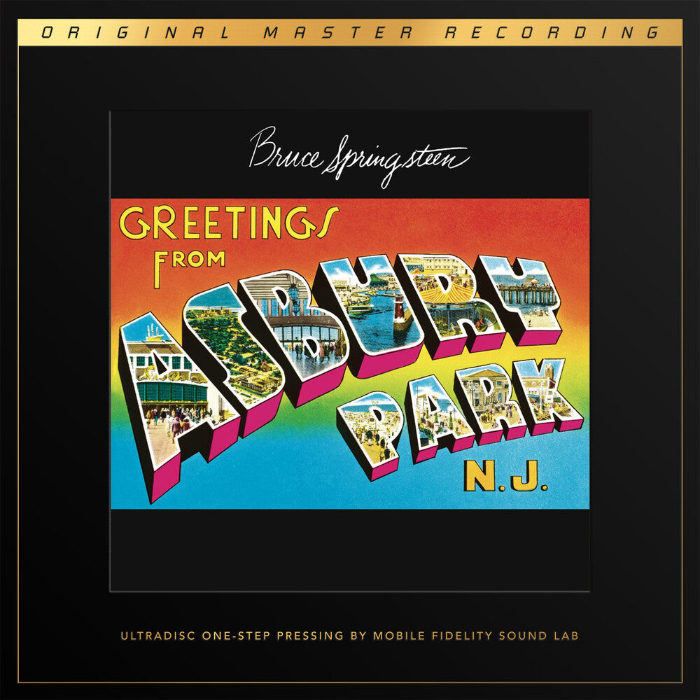 the album cover for Bruce Springsteen - Greetings From Asbury Park N.J. [180 Gram]