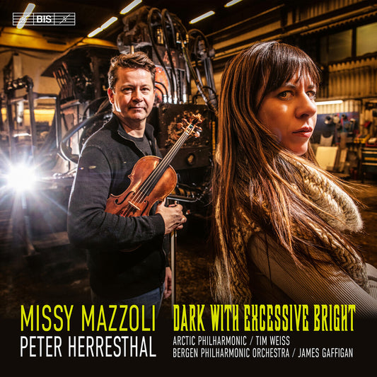 the album cover for Mazzoli / Herresthal / Bergen Philharmonic Orc - Dark With Excessive