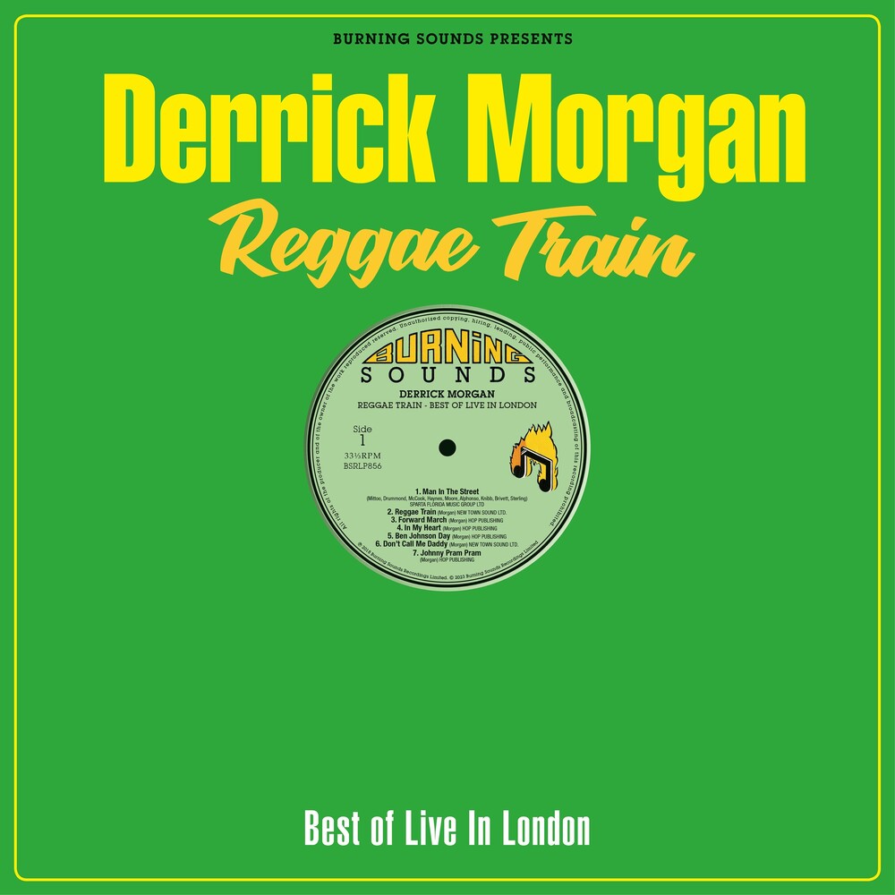 the album cover for Derrick Morgan - Reggae Train
