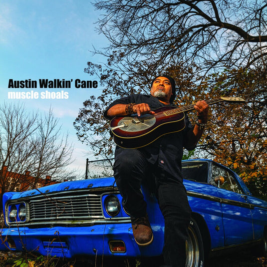 the album cover for Austin Walkin' Cane - Muscle Shoals [Digipak]