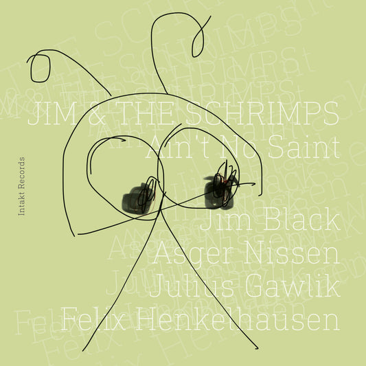 the album cover for Jim Black - Ain't No Saint