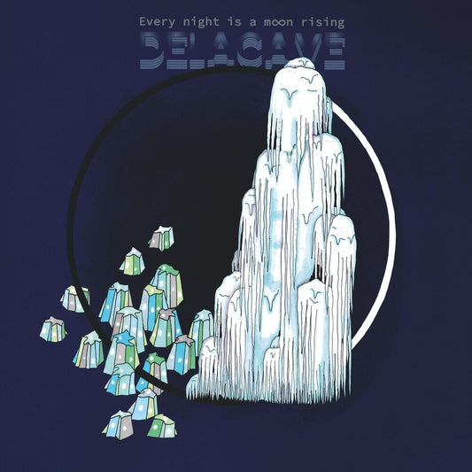 the album cover for Delacave - Everytime is Moonrising