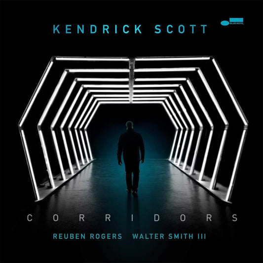 the album cover for Kendrick Scott / Reuben Rogers / Walter Smith III - Corridors [LP]